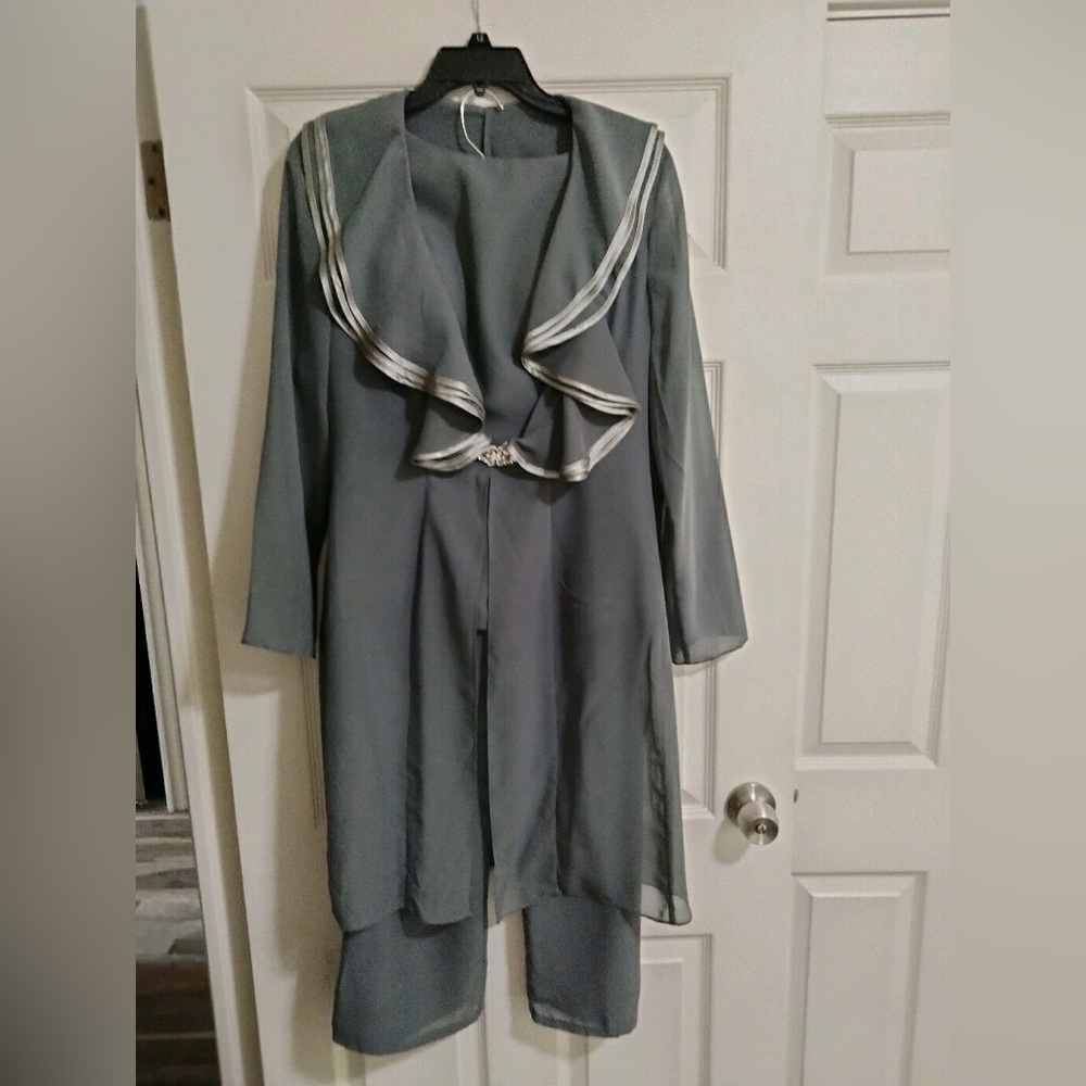 NWOT Grey Dressy Pantsuit